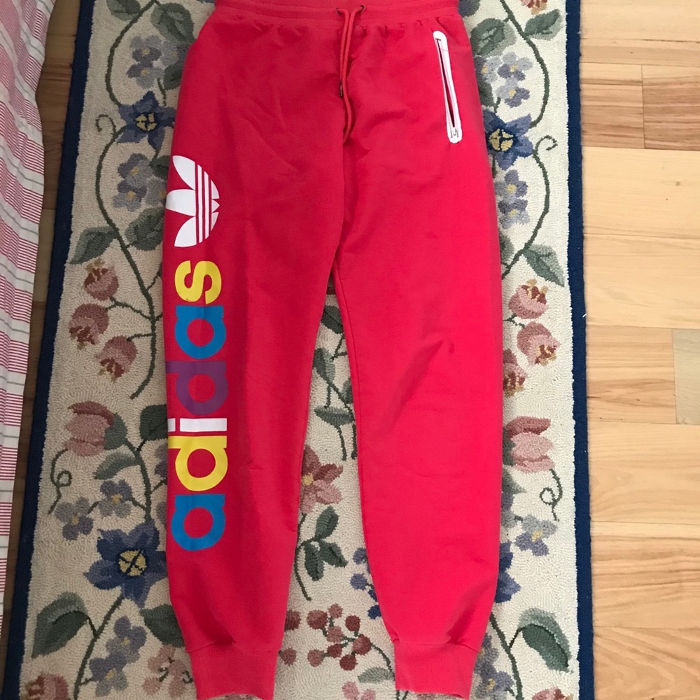 Adidas Coral Red Jogger